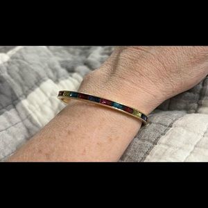 Kendra Scott Jack 14k gold plates  Cuff Bracelet multi color
